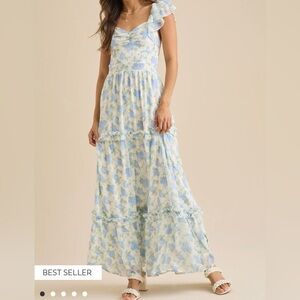 Christina Floral Maxi Dress